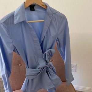 Ann Taylor wrap blouse